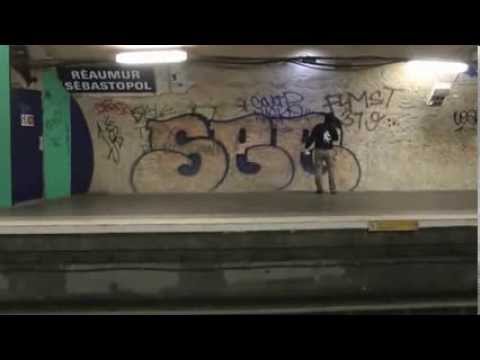 SEE HG MPV, graffiti métro paris,