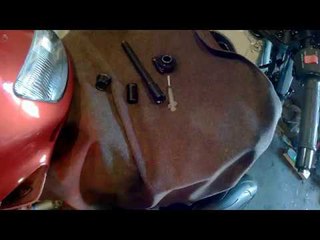 Установка переднего колеса Kawasaki