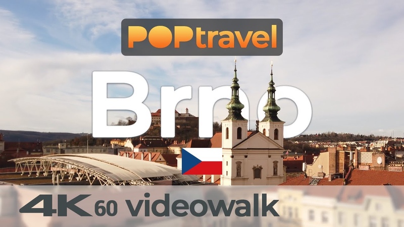 Walking in BRNO, Czech Republic Old Town and Castle 4 K 60fps (