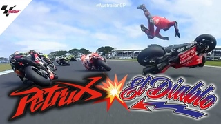 MotoGP 2019: Petrucci & Quartararo's MASSIVE CRASH