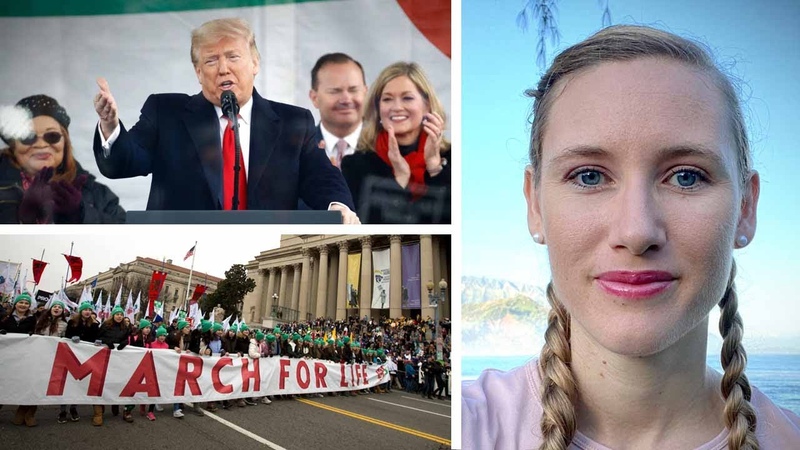 Trumps March for Life speech is another step to protect Americans in the womb, Abagail