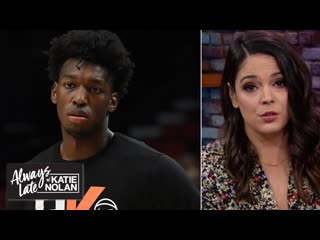 Katie Nolan wonders why James Wiseman got suspended | Always Late with Katie Nolan