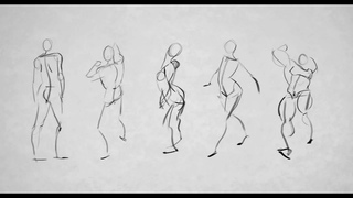 6-3) Создание быстрых набросков поз (Quick Pose Gesture Sketching) ()