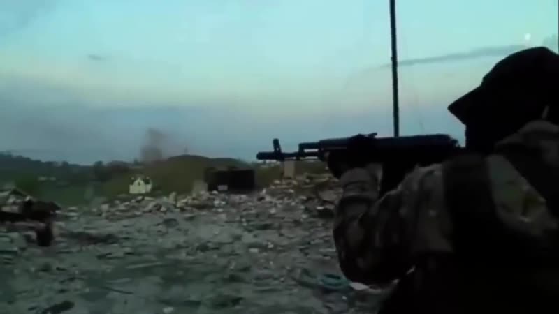 Чеченцы в составе батальона Азов( ) дали бой русским под