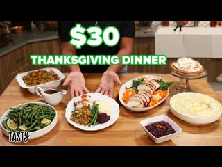 Can This Private Chef Make A Thanksgiving Meal For 6 For $30  Tasty