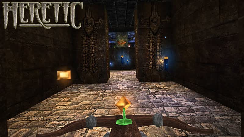Brutal Heretic 3 D + Mods, E5 M4 Courtyard,