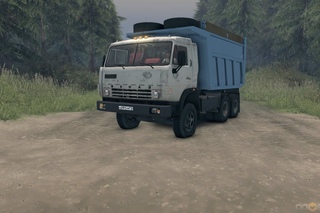 Spin Tires - Dev Demo - KamAZ 5511