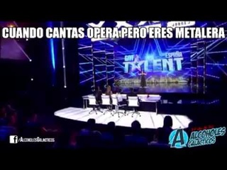 Cuando cantas opera pero te gusta AC/DC