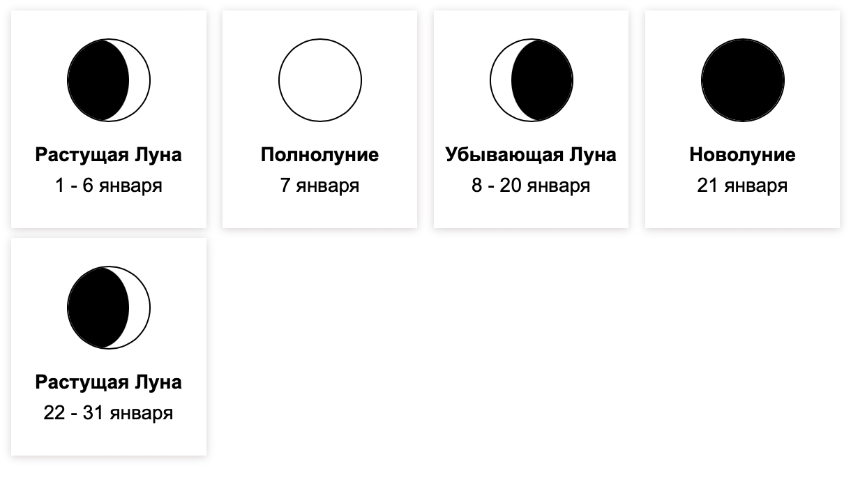 убывающая луна 24 лунный день