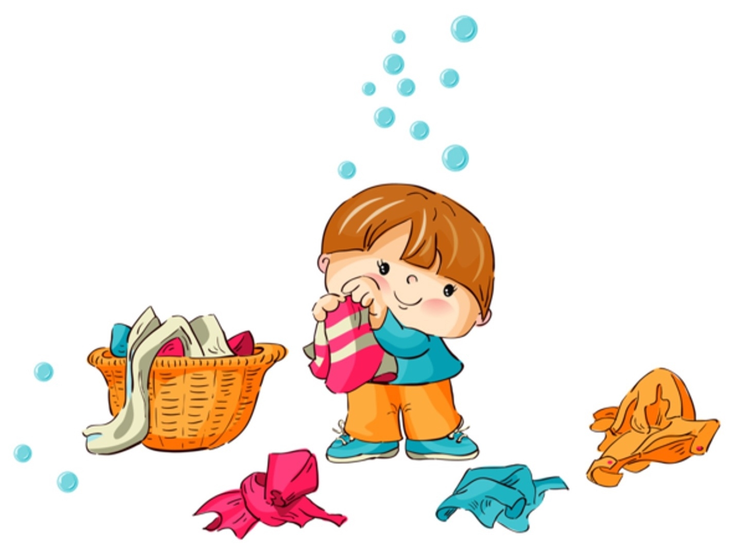 Иллюстрации детская стирка