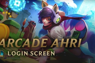 Bit Rush: Arcade Ahri | Login Screen - League of Legends