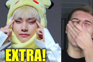 BTS Kim Taehyung being himself, an extra living meme Reaction #GUCCIBOY (BTS V)