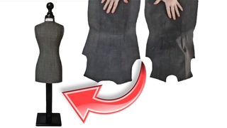 PROVA MANKENİ YAPIMI - I made a custom-fit pinnable dress form - DIY Homemade Mannequin