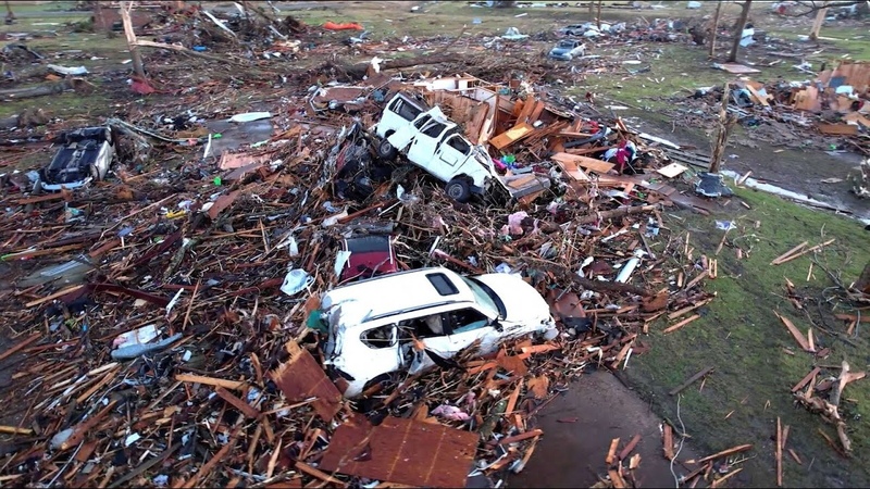 Potentes tormentas arrasan en Estados Unidos, provocando tornados, viento e