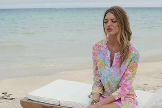 Martha Hunt Behind the Scenes of Lilly Pulitzer Summer 2016