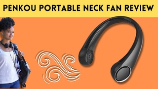 PenKou Portable Neck Fan Review: Hands Free Bladeless Fan #amazonfinds #heat #gadgets