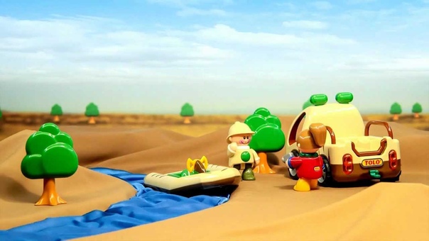 Tolo Toys First Friends on Safari. Ready for a ride with the best baby toys in the