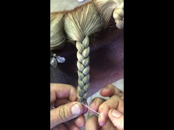 How To Do Lackie, Banded Plaits no sewing