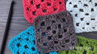 How to Crochet a Simple Granny Square