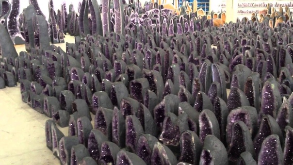 Biggest Collection of Amethyst Caves in the World filmed
