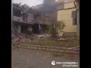 После утреннего обстрела Степанакерта разрушены целые районы