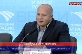 Пресс-конференция Федора Емельяненко и Джеффа Монсона