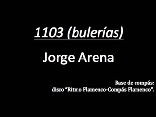 1103 (bulerías)