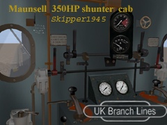 Maunsell 350HP shunter interior