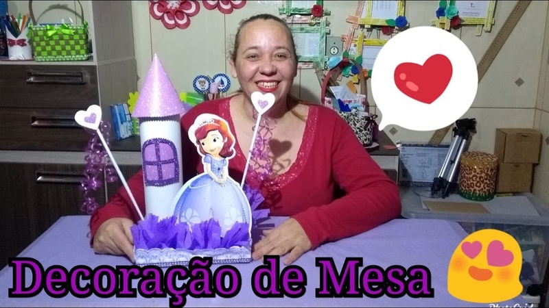 SERIE DECORAÇÃ O COMPLETA DA PRINCESINHA SOFIA, DECORAÇÃ O DE MESA,