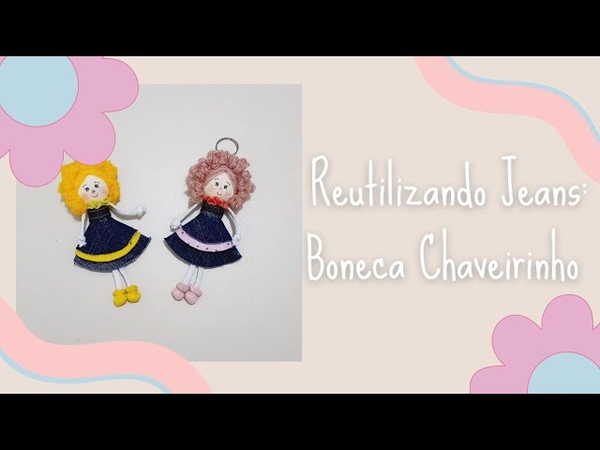 Reutilizando Jeans Boneca
