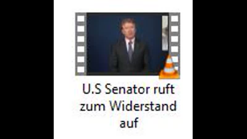 U. S Senator ruft zum Widerstand