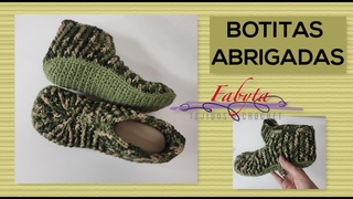 Botitas abrigadas en crochet, las mas lindas del mundo!!