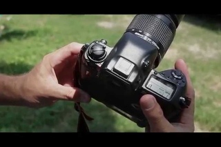 Nikon F5 rewind. Обратная перемотка