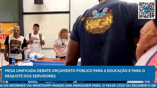 Mesa Unificada debate Orçamento Público para a Educação e para o reajuste dos servidores