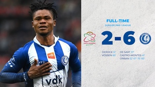 SV Zulte Waregem - KAA Gent: 2-6 (MD29 JPL)
