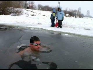 Winter Swimming. Белые Снежинки