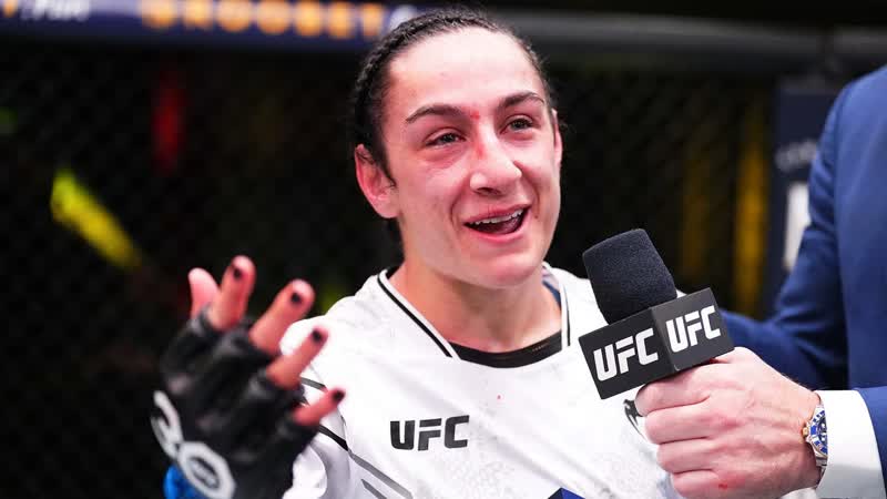 Emily Ducote Octagon Interview, UFC Vegas