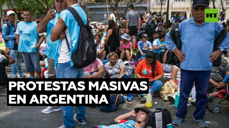 Masiva protesta en Buenos Aires provoca caos en el