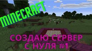 СОЗДАЮ СЕРВЕР С НУЛЯ В MINECRAFT #1