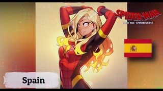 Spiderman of every single country | Created with AI