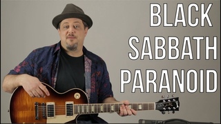 How to Play “Paranoid“ by Black Sabbath on Guitar - Guitar Lesson - Ozzy - Metal
