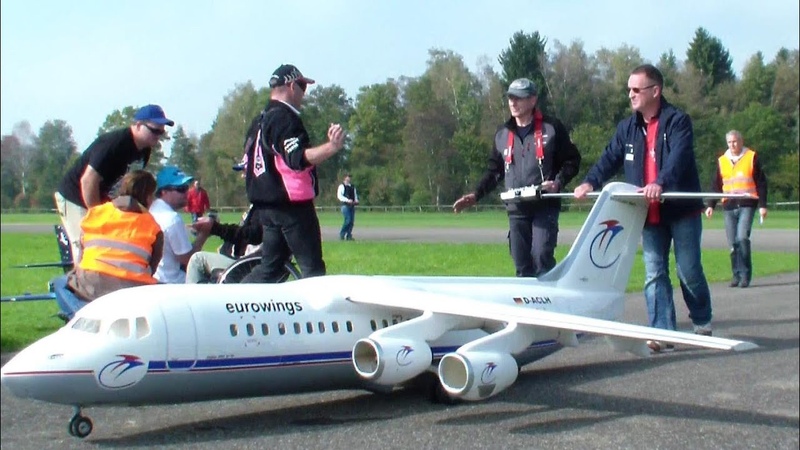 Eurowings BAe 146 300, Avro 100 RC Scale Turbine Model